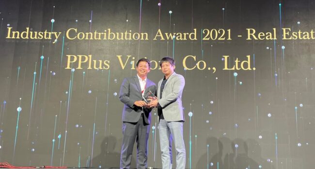 2022_07_11 PPlus Visions ได้รับรางวัล Industry Contribution Award 2021 (Real Estate) จาก Huawei1