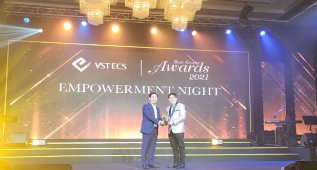 2022_07_25 บริษัท PPlus Visions ได้รับรางวัล VST ECS Best Dealer Awards 2021-1